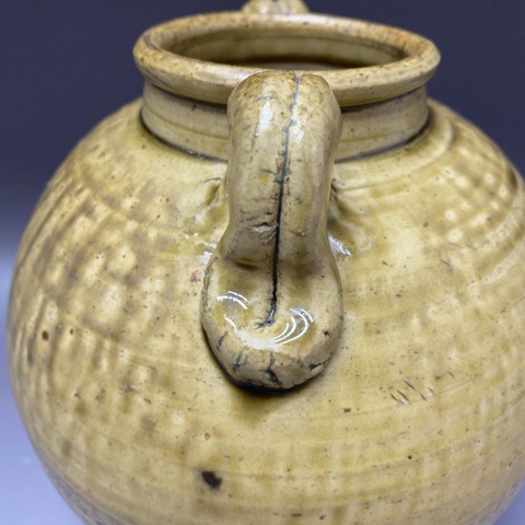 古玩陶瓷壽州窯雙系罐真品鑒賞圖