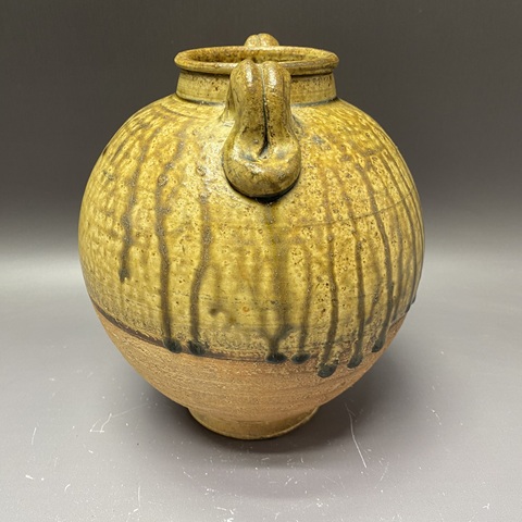 古玩陶瓷壽州窯雙系罐真品鑒賞圖