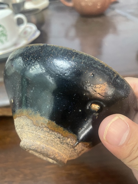 古玩陶瓷黑釉盞真品鑒賞圖