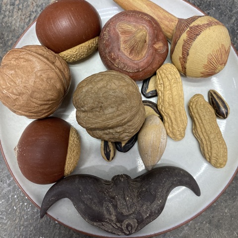 古玩陶瓷紫砂掛釉盤真品鑒賞圖