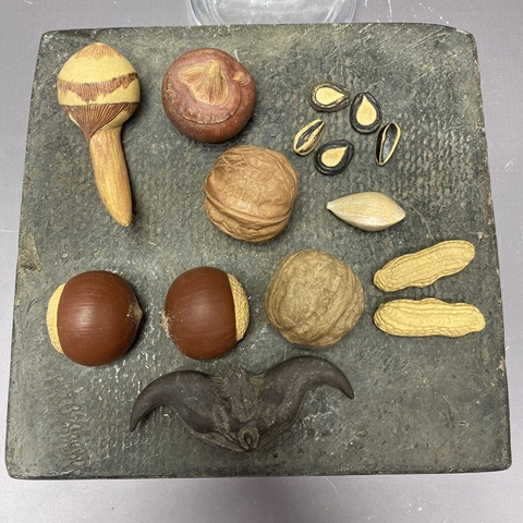 古玩陶瓷紫砂掛釉盤真品鑒賞圖