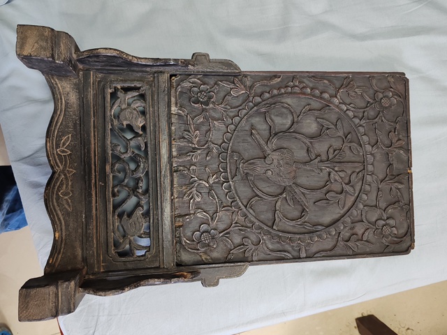 古玩雜項座屏真品鑒賞圖