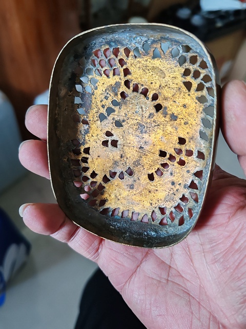 古玩銅器銅手爐真品鑒賞圖