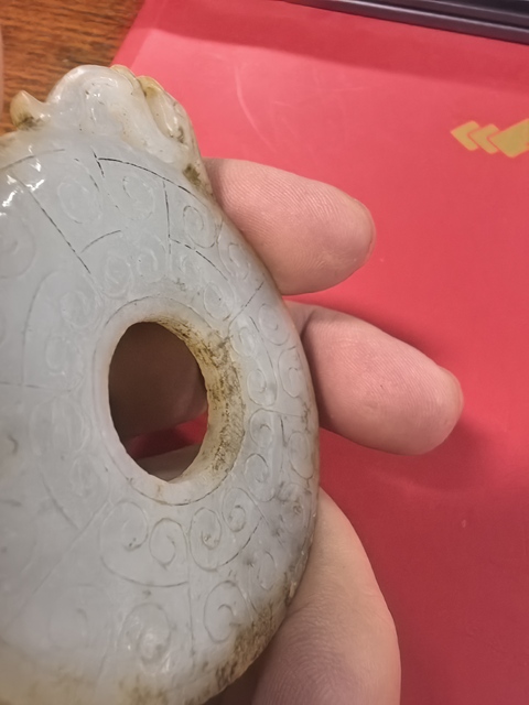 古玩玉器仿古玉璧真品鑒賞圖