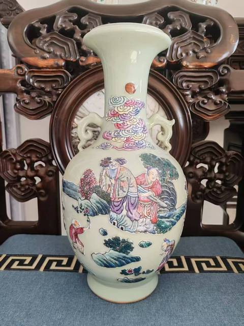 古玩陶瓷賞瓶真品鑒賞圖