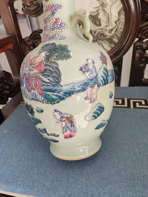 古玩陶瓷賞瓶真品鑒賞圖