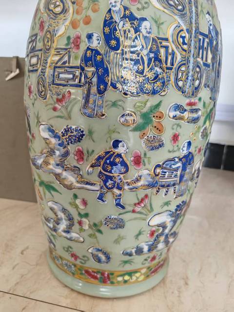 古玩陶瓷賞瓶真品鑒賞圖