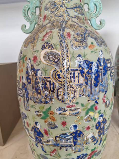 古玩陶瓷賞瓶真品鑒賞圖