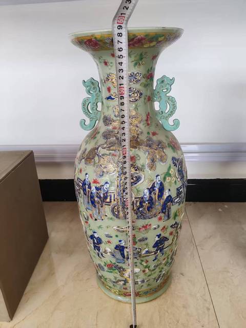 古玩陶瓷賞瓶真品鑒賞圖