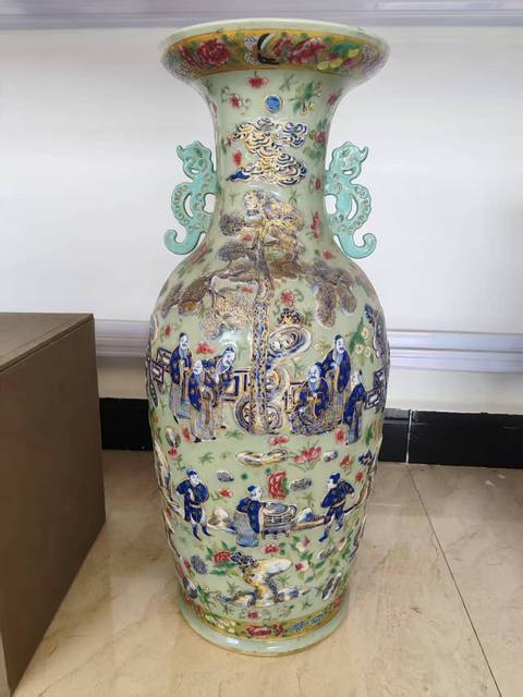 古玩陶瓷賞瓶真品鑒賞圖