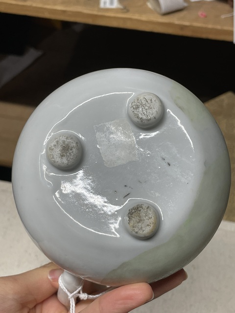 古玩陶瓷人物執壺執壺真品鑒賞圖