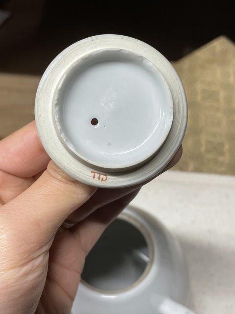 古玩陶瓷人物執壺執壺真品鑒賞圖