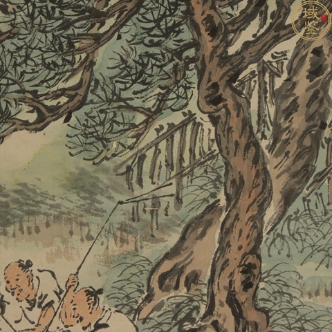 古玩字畫湯樂民人物李克昌書法團扇拍賣，當前價格8800元