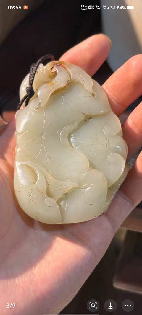 古玩玉器和田玉雕“金玉滿堂”把件真品鑒賞圖