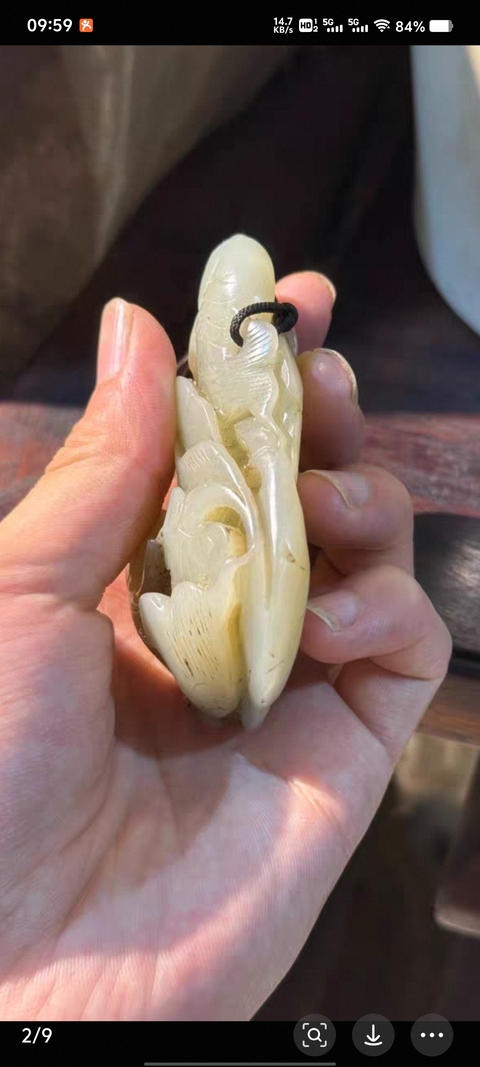 古玩玉器和田玉雕“金玉滿堂”把件真品鑒賞圖