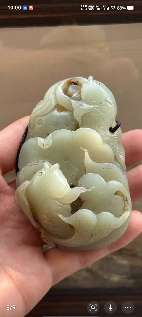 古玩玉器和田玉雕“金玉滿堂”把件真品鑒賞圖