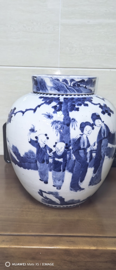 古玩陶瓷青花罐真品鑒賞圖