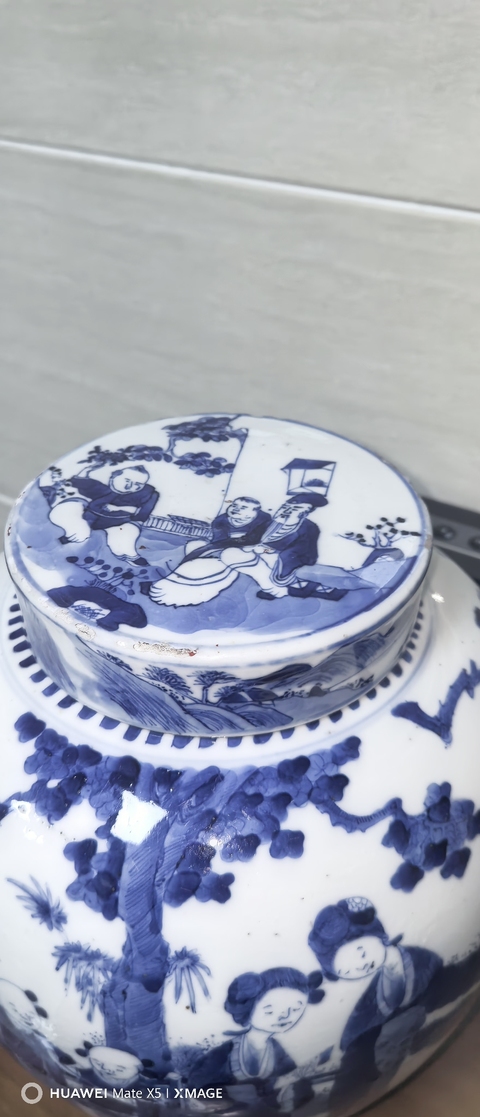 古玩陶瓷青花罐真品鑒賞圖