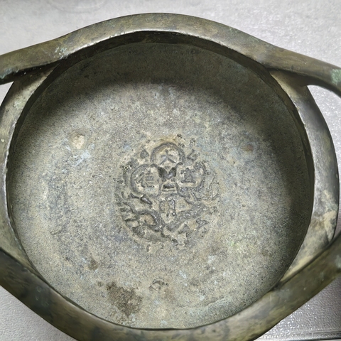 古玩銅器橋耳爐真品鑒賞圖