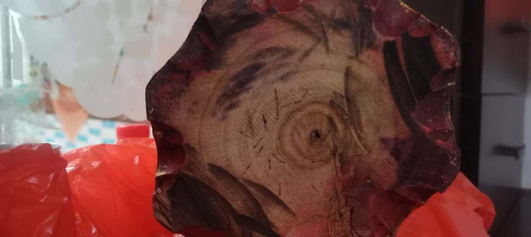 古玩雜項大漆描金雕刻貢臺真品鑒賞圖