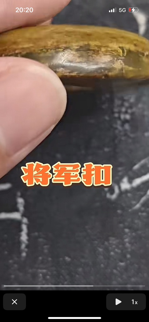 古玩玉器玉扣子真品鑒賞圖