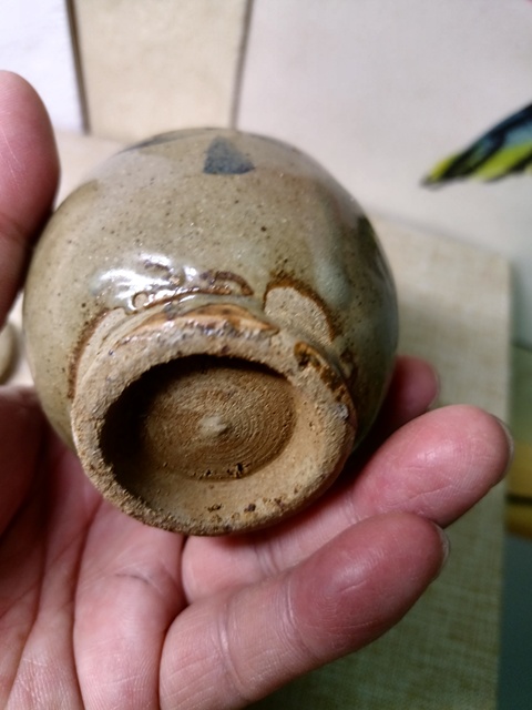 古玩陶瓷晚明地方窯青花蓋罐真品鑒賞圖