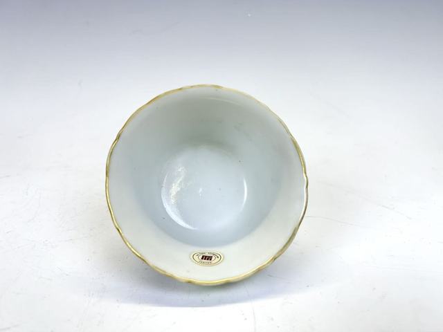 古玩陶瓷清道光·粉彩長亭送別故事杯真品鑒賞圖