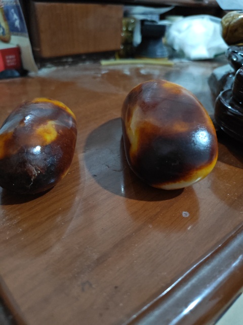 古玩玉器“滾筒染色”和田玉料真品鑒賞圖