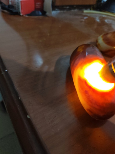 古玩玉器“滾筒染色”和田玉料真品鑒賞圖