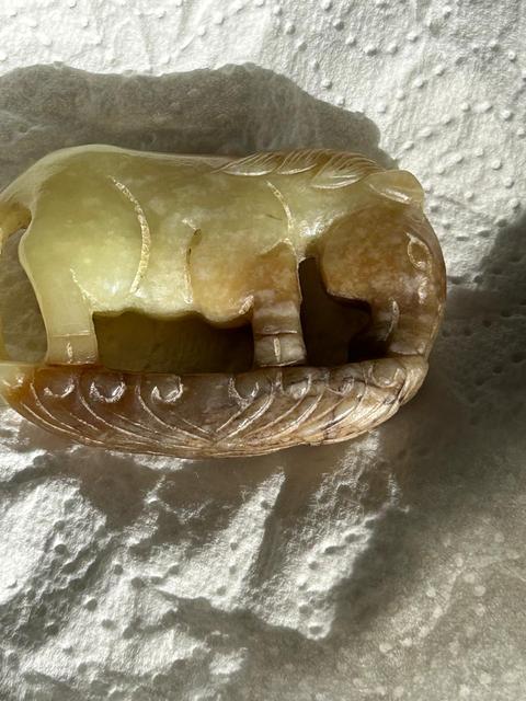 古玩玉器做舊仿古“玉馬”真品鑒賞圖