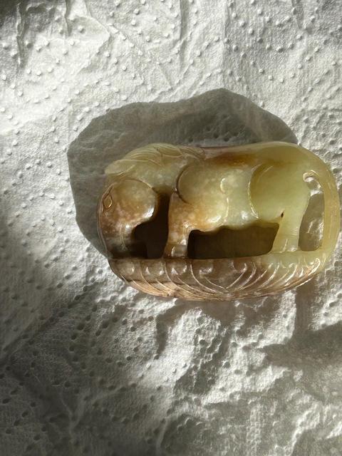 古玩玉器做舊仿古“玉馬”真品鑒賞圖