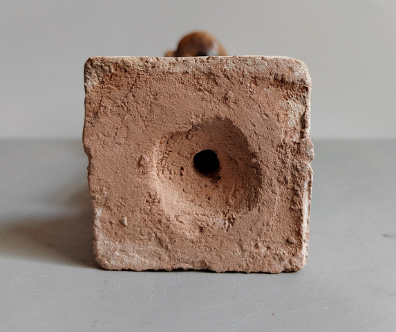 古玩陶瓷明代三彩人物站立俑拍賣，當前價格152元