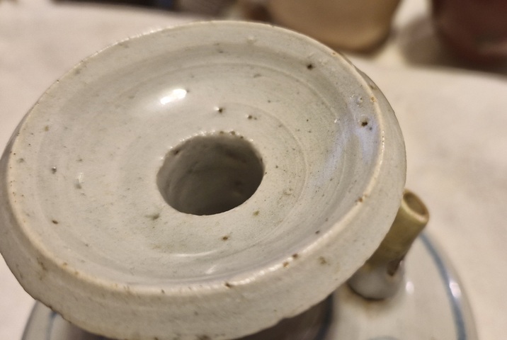 古玩陶瓷青花吉語(yǔ)紋壺真品鑒賞圖