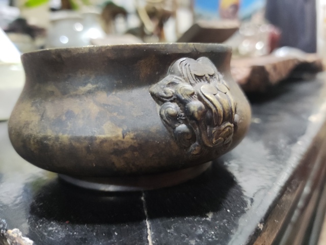 古玩銅器銅爐真品鑒賞圖