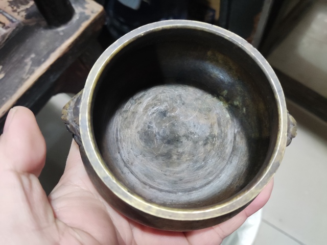 古玩銅器銅爐真品鑒賞圖