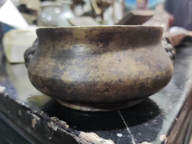 古玩銅器銅爐真品鑒賞圖