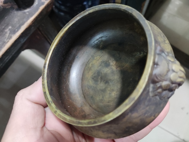 古玩銅器銅爐真品鑒賞圖