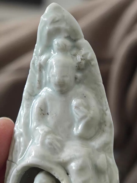 古玩陶瓷影青佛龕真品鑒賞圖