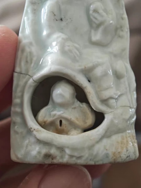 古玩陶瓷影青佛龕真品鑒賞圖