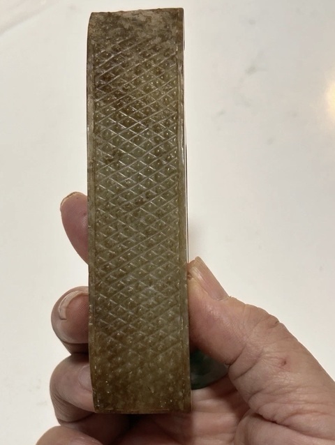 古玩玉器玉劍璏真品鑒賞圖