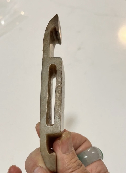 古玩玉器玉劍璏真品鑒賞圖