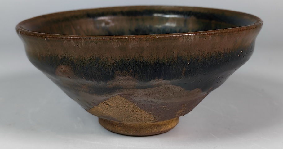 古玩陶瓷宋窯變兔毫建窯盞拍賣，當前價格15000元