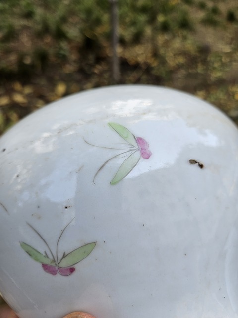 古玩陶瓷粉彩山水紋將軍罐真品鑒賞圖