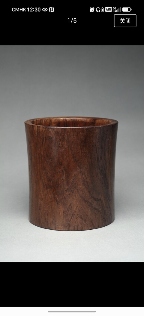 古玩雜項筆筒真品鑒賞圖