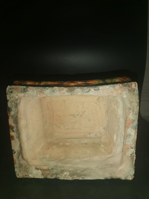 古玩陶瓷三彩琉璃釉獅子擺件真品鑒賞圖