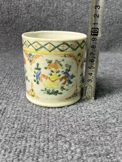 古玩陶瓷葫蘆花卉紋執杯真品鑒賞圖