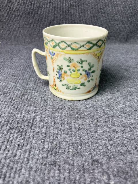 古玩陶瓷葫蘆花卉紋執杯真品鑒賞圖