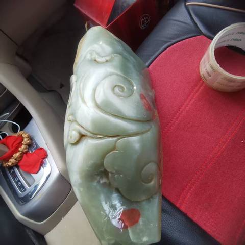 古玩玉器和田玉雕“觀音擺件”真品鑒賞圖