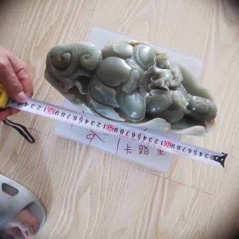 古玩玉器和田玉雕“觀音擺件”真品鑒賞圖