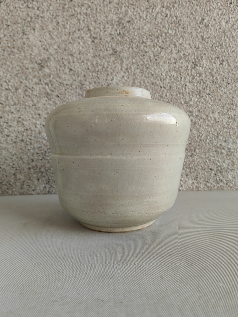 古玩陶瓷白釉罐真品鑒賞圖